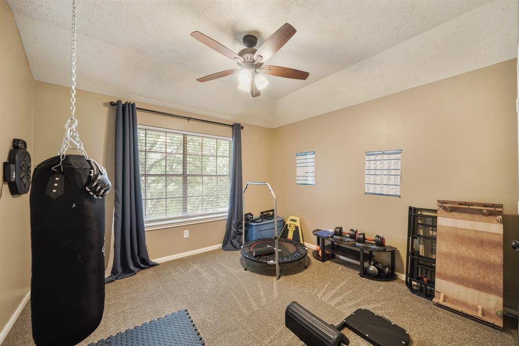Guest Bedroom (upstairs; currently being used as home gym)