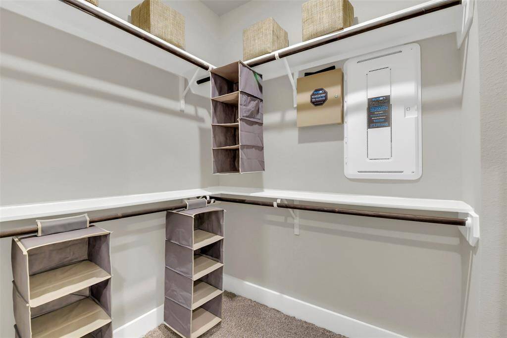 Large master closet, space for everything!