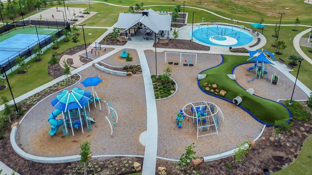 Playgrounds for the kids, walking trails throughout!