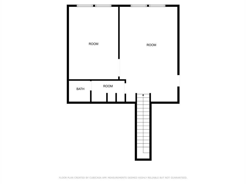 Upstairs is the hallway that leads to the half bath.  In the hallway is the wet bar area.