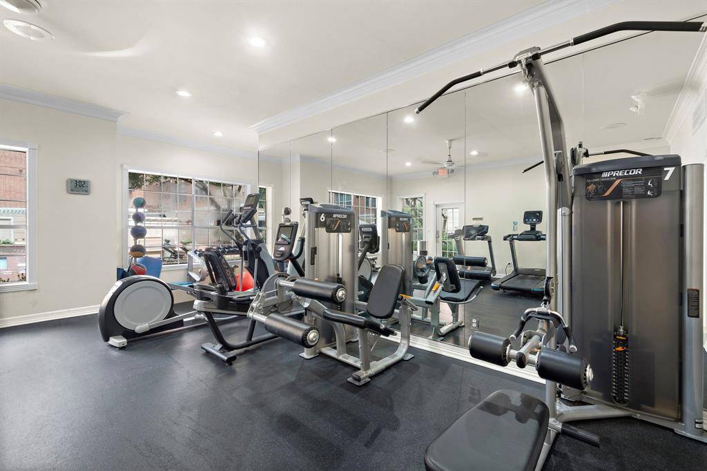 Enhance your workout routine in this fully equipped fitness center, offering a wide range of cardio and strength-training equipment.