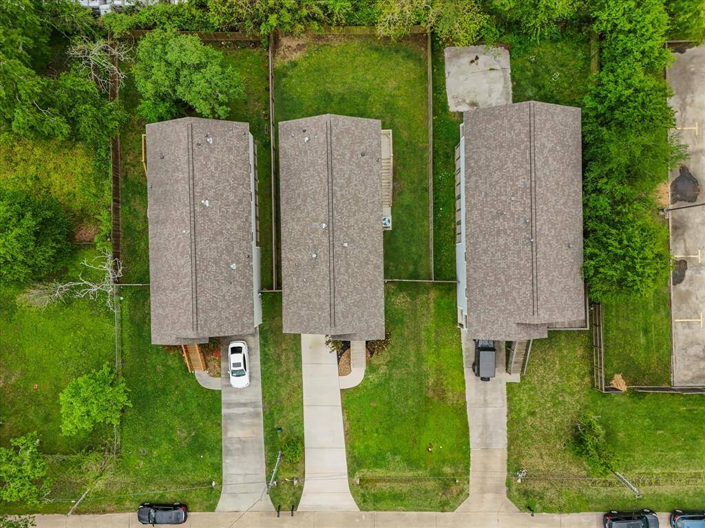 Middle home from above