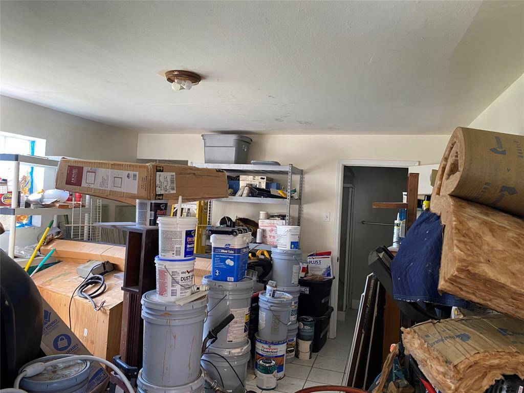Extra room attached to garage