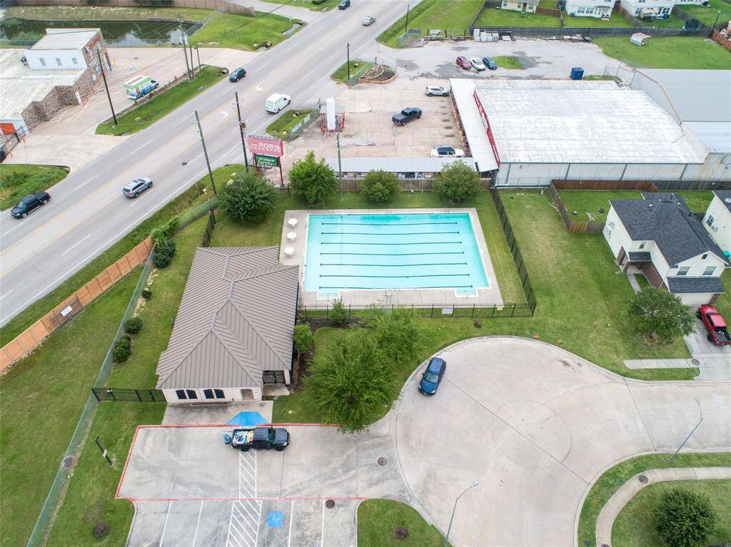Arial View Showing Community Pool