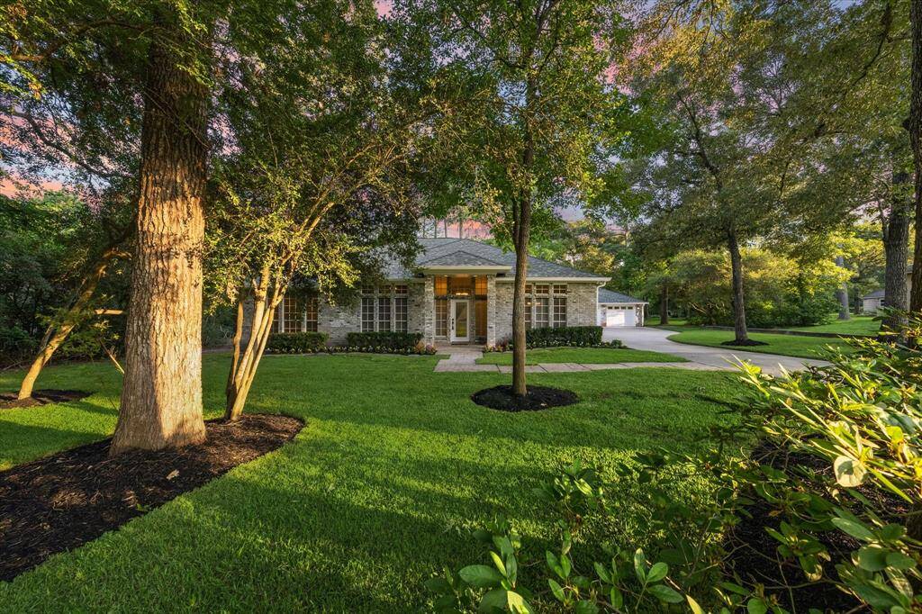 From of Home with driveway.