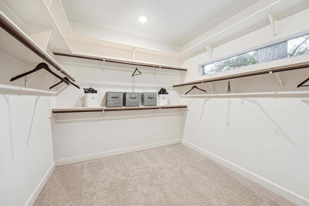 Primary closet.