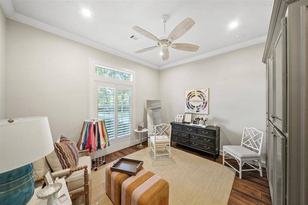 Downstairs Guest Suite, currently used as a studi.