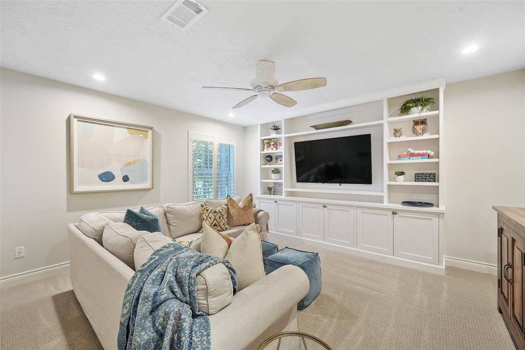 Upstairs TV room could be used as a 6th bedroom