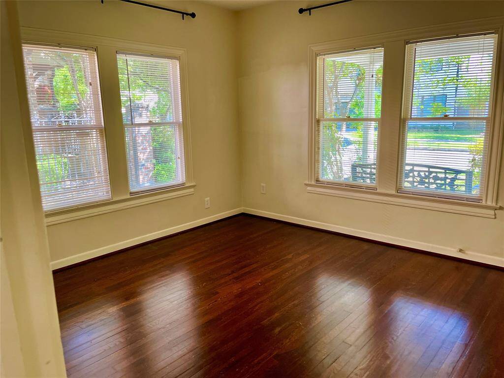 This view of the second bedroom shows how large these rooms are!  Can be used as an  office or second bedroom.