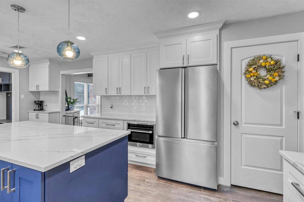 Pantry, plenty of counter and cabinet space.