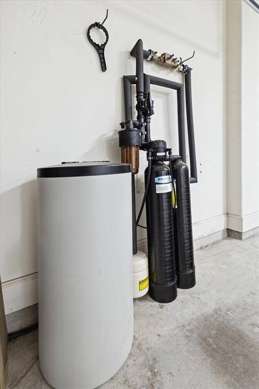 Again, this home has it all.  Here is the water filtration system.