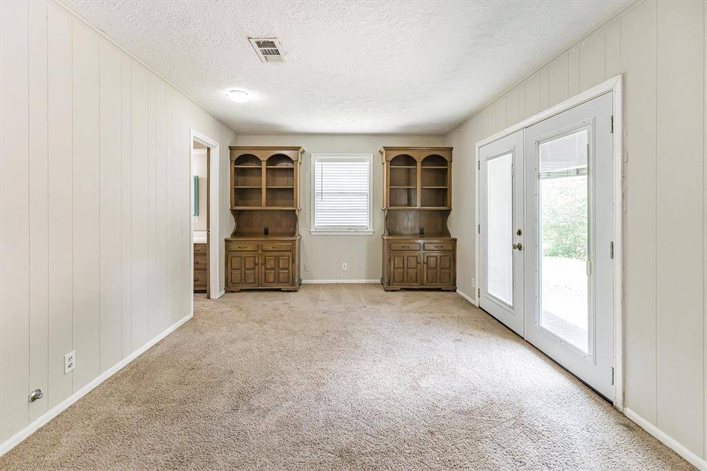 Bedroom #4 with built in cabinetry
