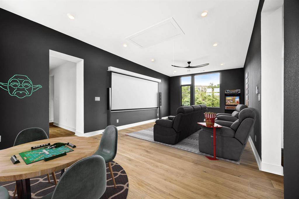 Movie Room*virtually staged