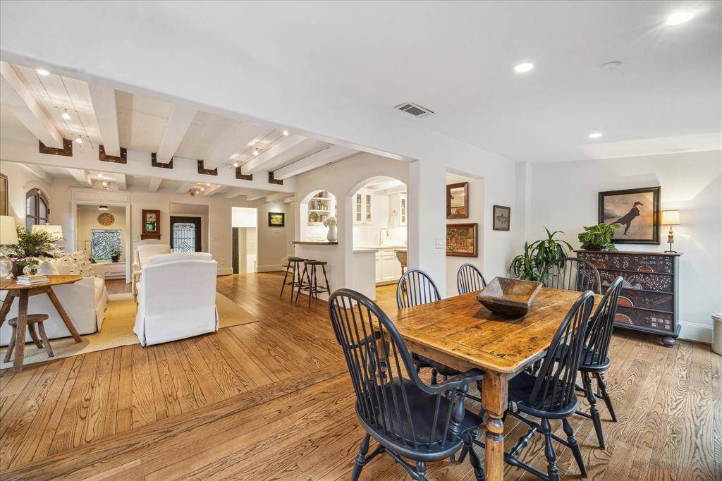 Dining Room- This room was once a sunroom but the wall was removed by the current owners for better flow and space.