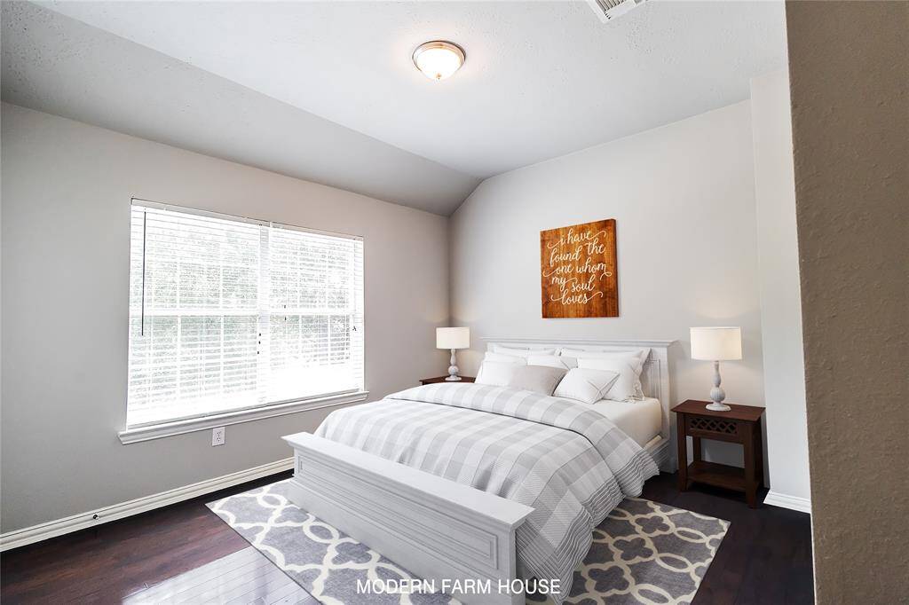 Virtual stage bedroom