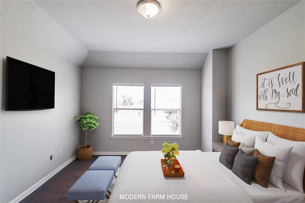Virtual stage bedroom