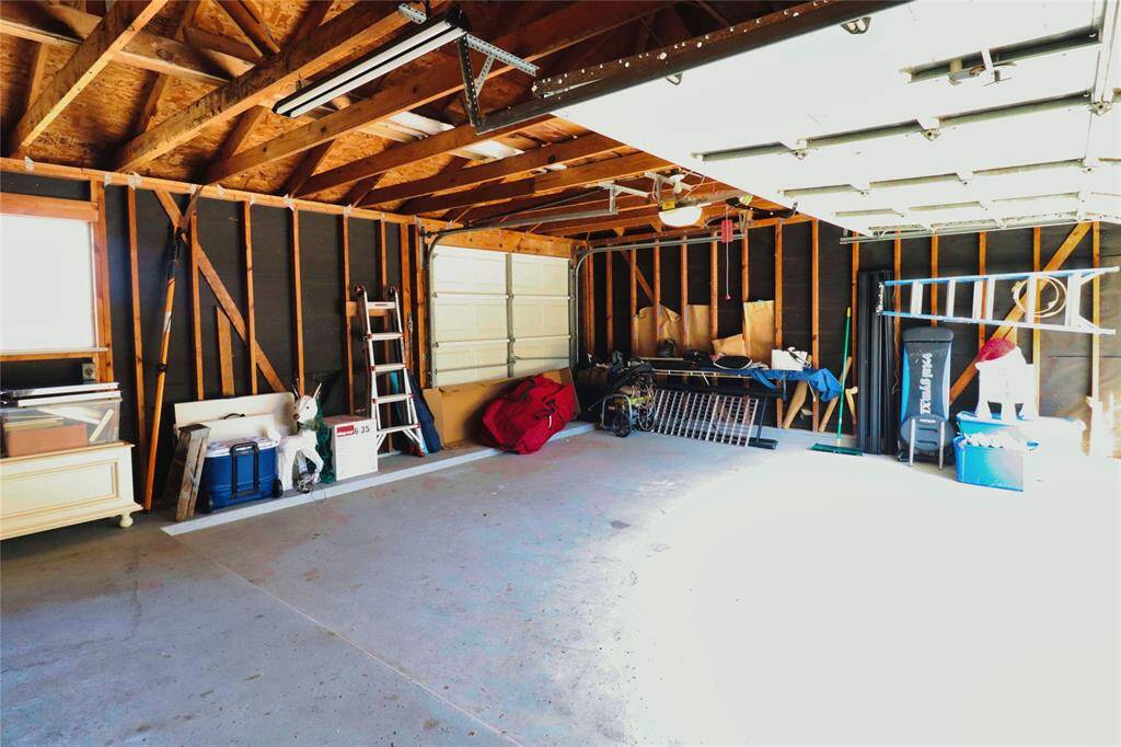Garage and workshop area
