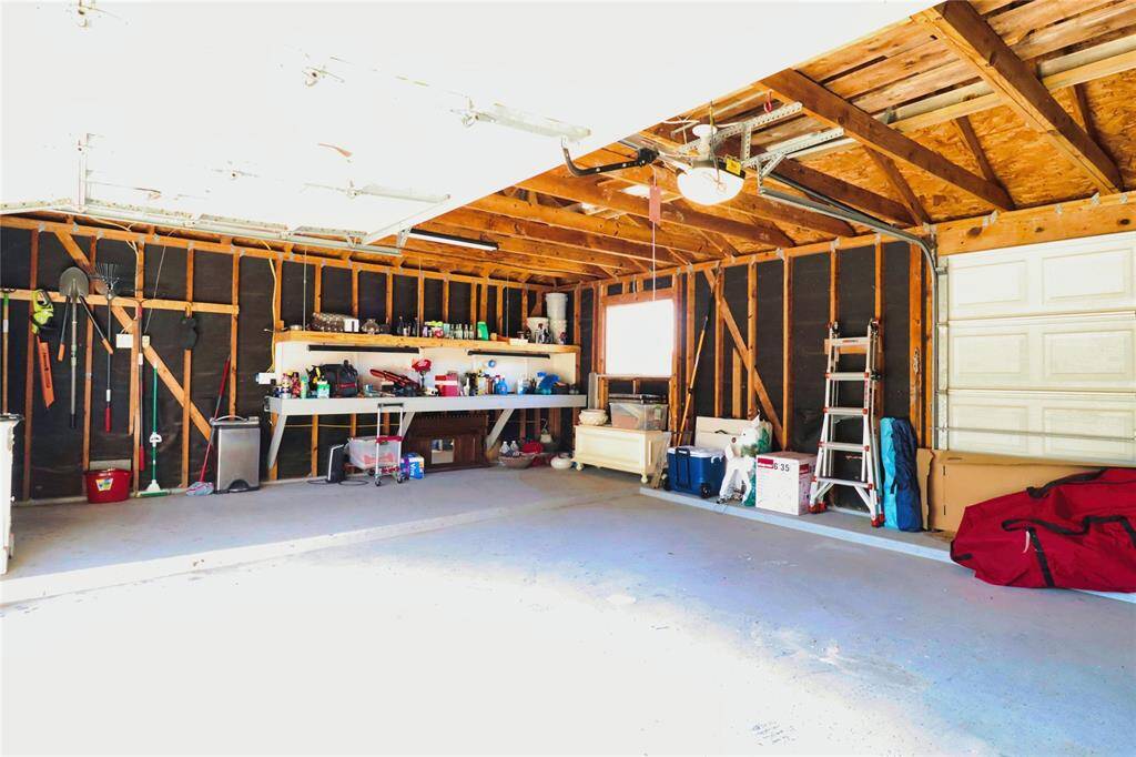 Garage and storage area