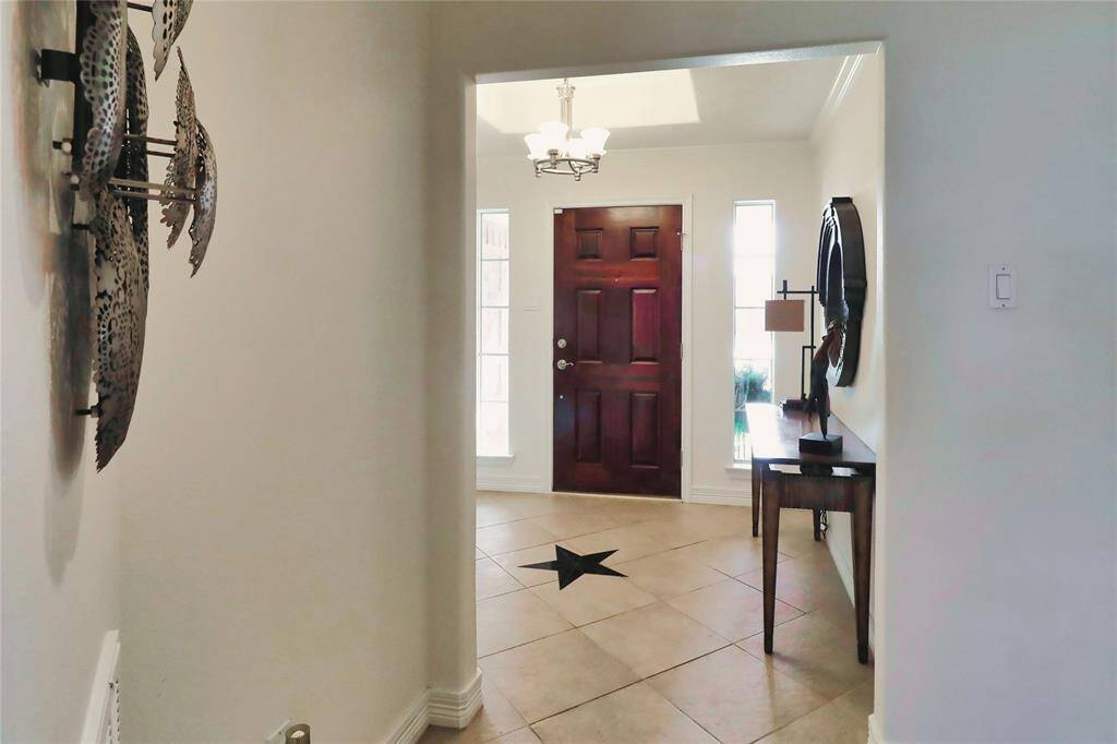 View of entry and front door