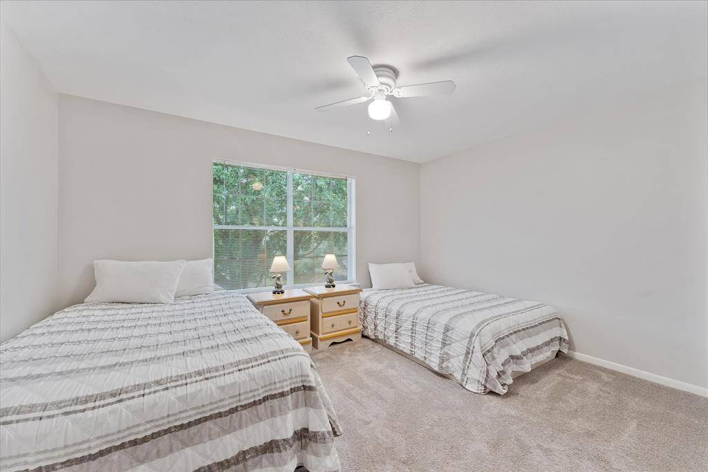 Large bedroom fits 2 beds.