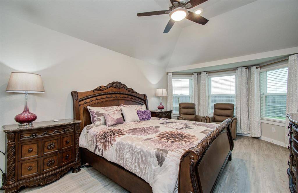 Owner’s Suite with Bay Window area brings in all the natural light!