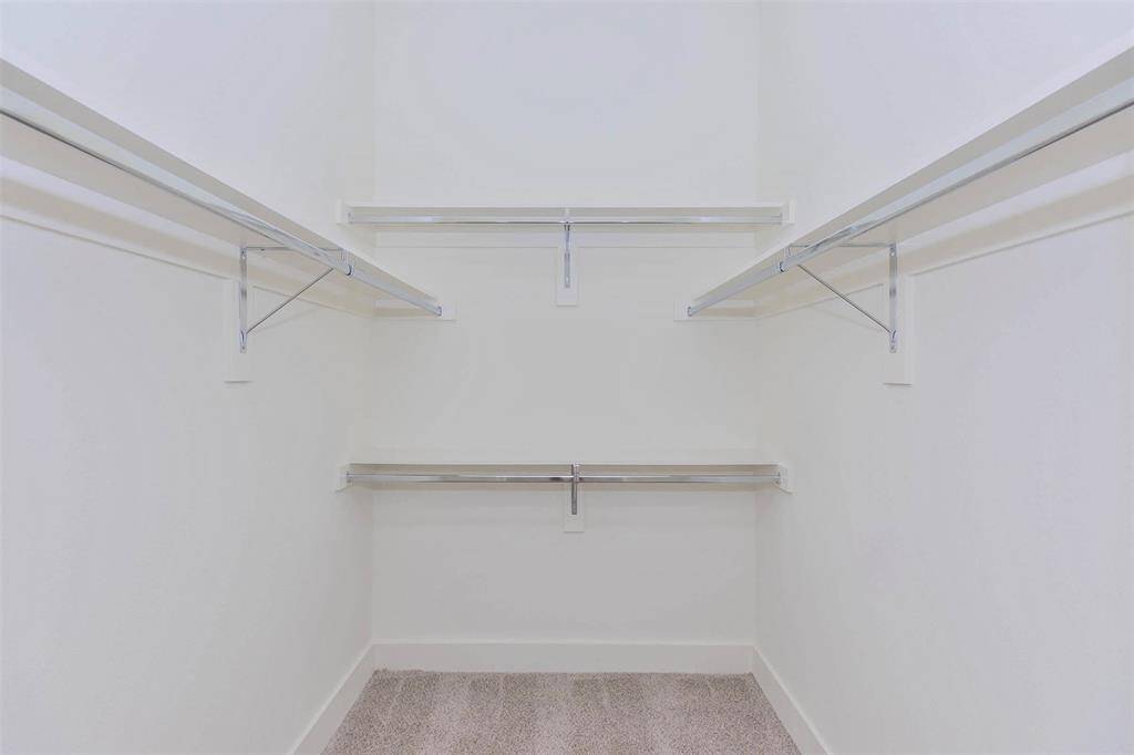 Oversized walk-in closet