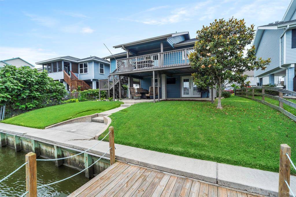 French drains are integrated into the landscape, ensuring efficient water drainage away from the foundation. This addition helps prevent water damage and maintain the integrity of the home.