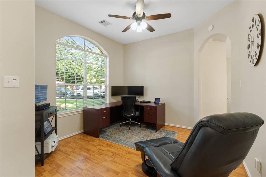 Your first-floor primary suite offers a peaceful retreat with generous space, comfort, and privacy. Additional highlights include no carpet downstairs, fresh interior paint throughout, and a 2-car attached garage for added convenience.