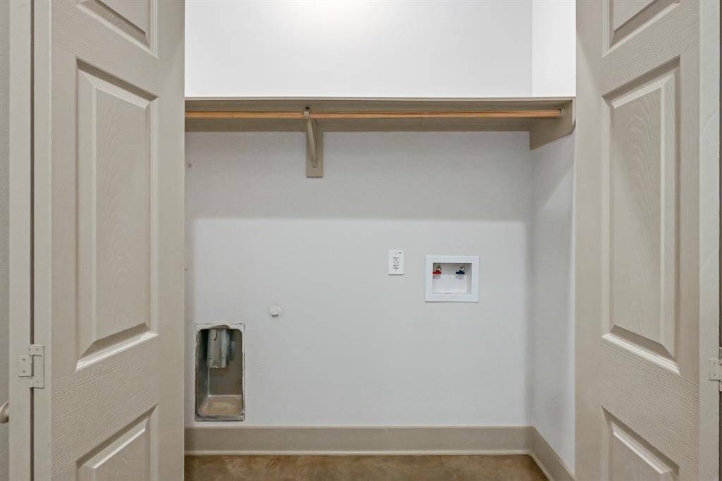 Washer and dryer connection in every home!Model Home.