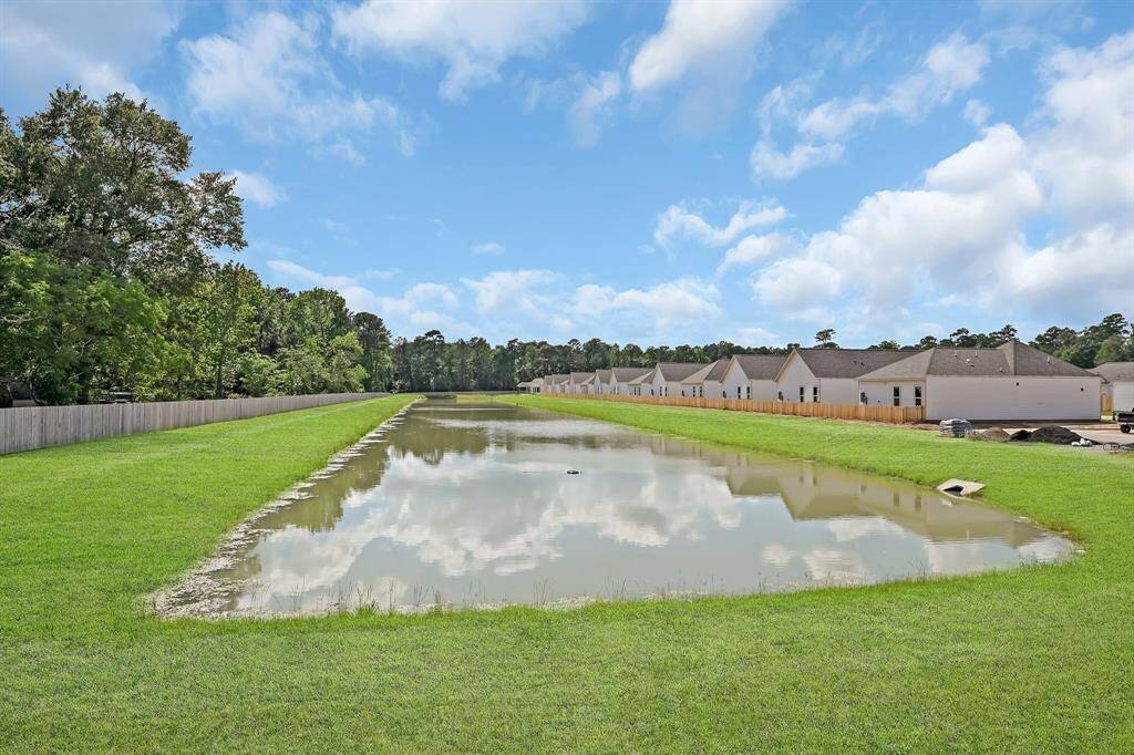 Future walk around trail around the pond and pet park towards the back!