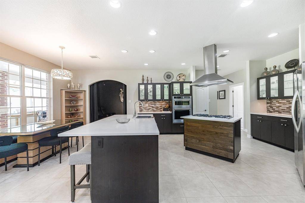 Stunning custom kitchen.