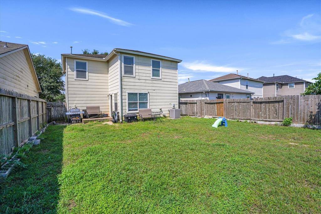 Private backyard retreat with no rear neighbors, backing to a peaceful greenbelt.