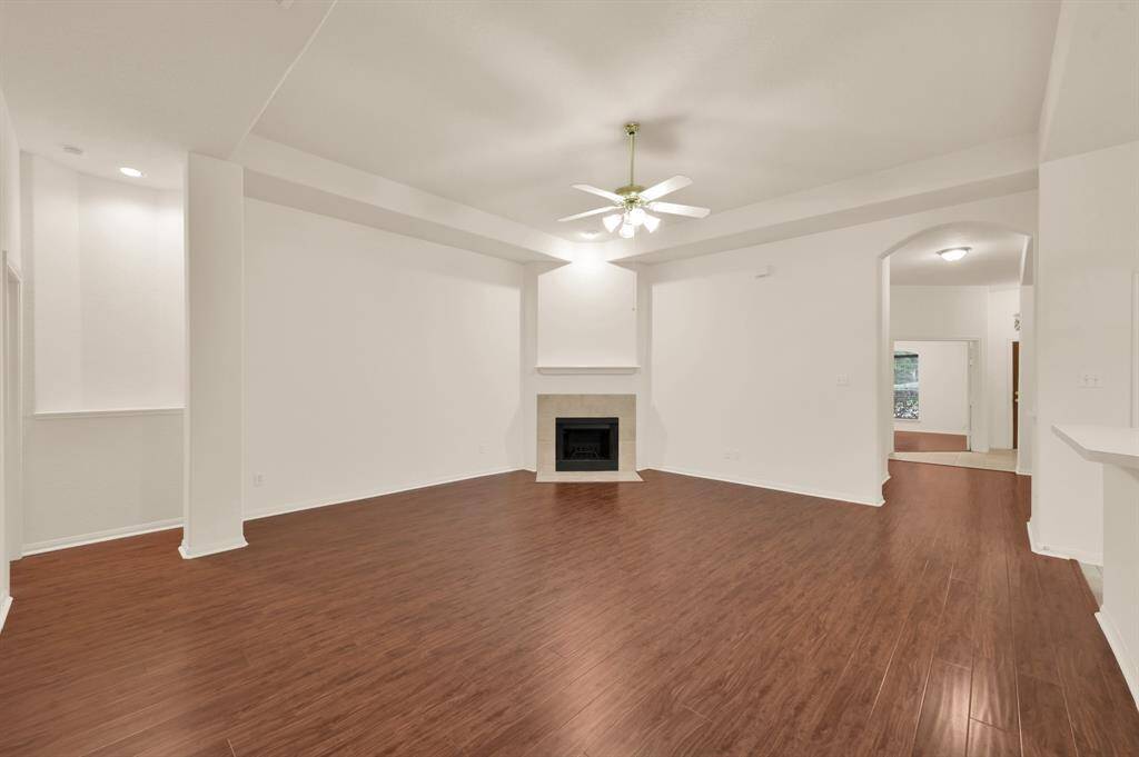 High ceilings, and an abundant amount of space to live and entertain in.