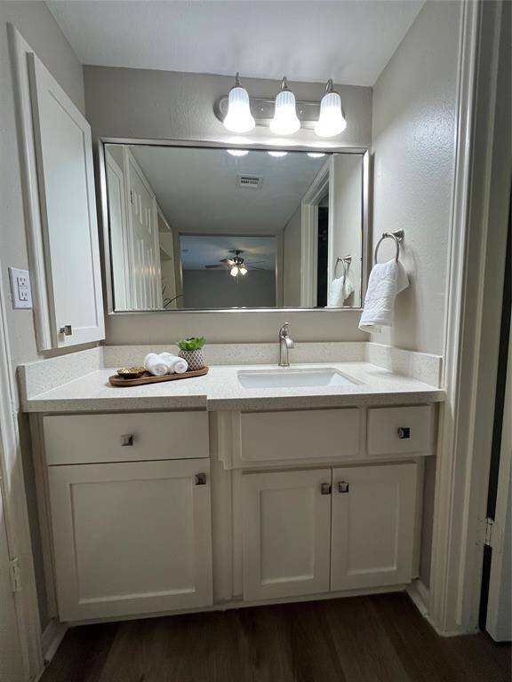 Primary Bath with new vanity