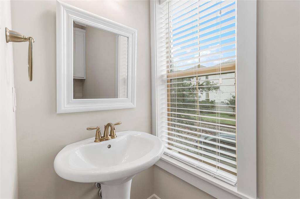 Convenient powder room on 2nd floor.