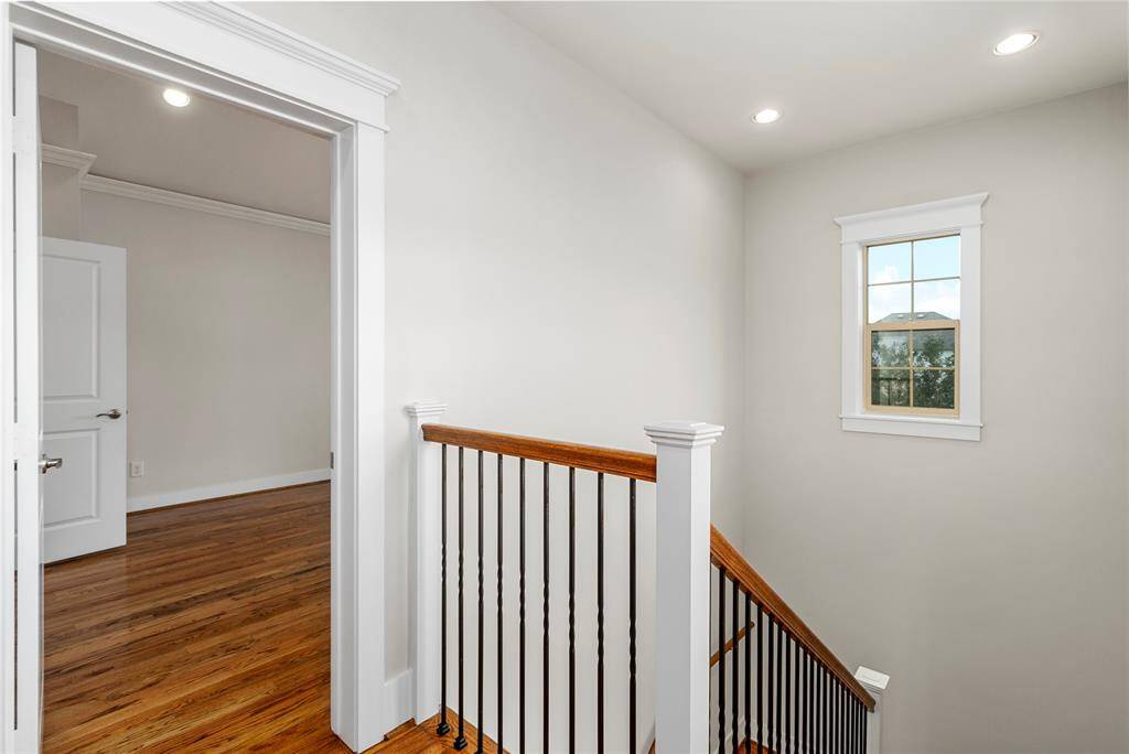 3rd floor-View into Primary Bedroom.