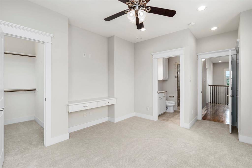 3rd floor Bedroom and both closets have all new carpet.