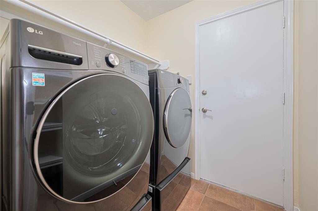 Utility room on the 1st floor