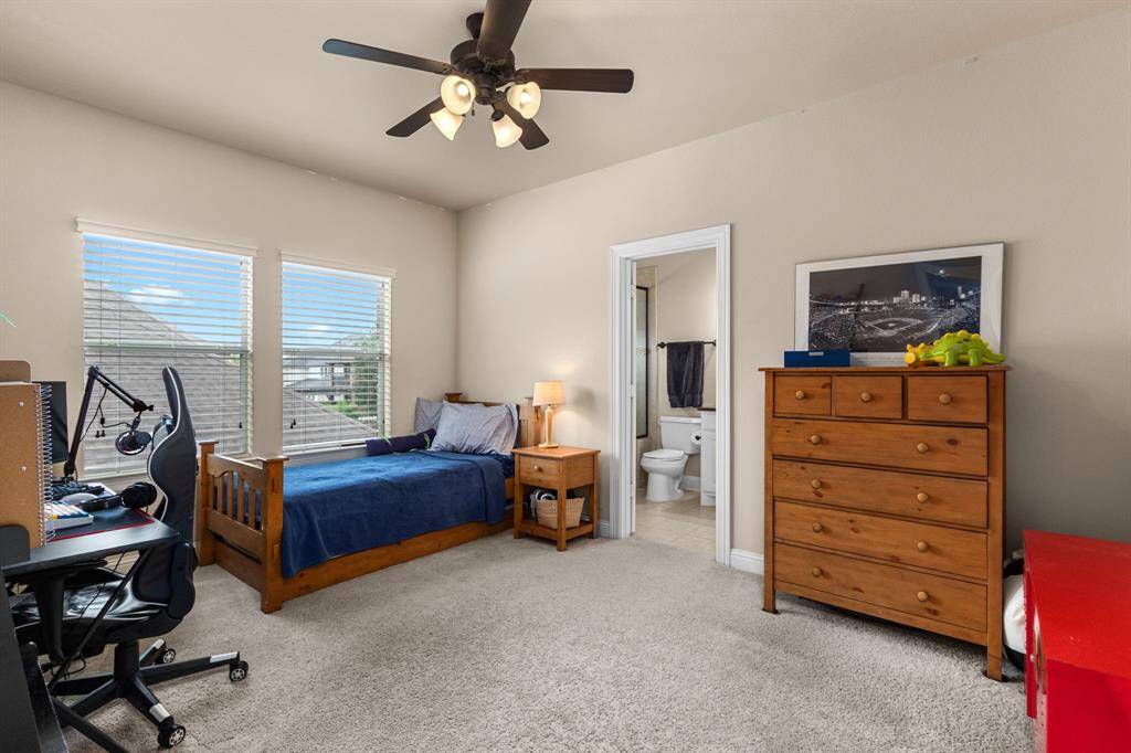 Another secondary bedroom with plenty of space and a private bath.