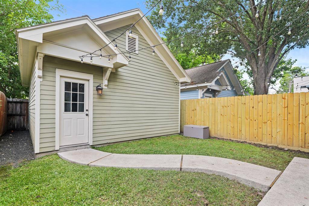 Two-car detached garage with ample space for parking and storage, offering convenient access to the home