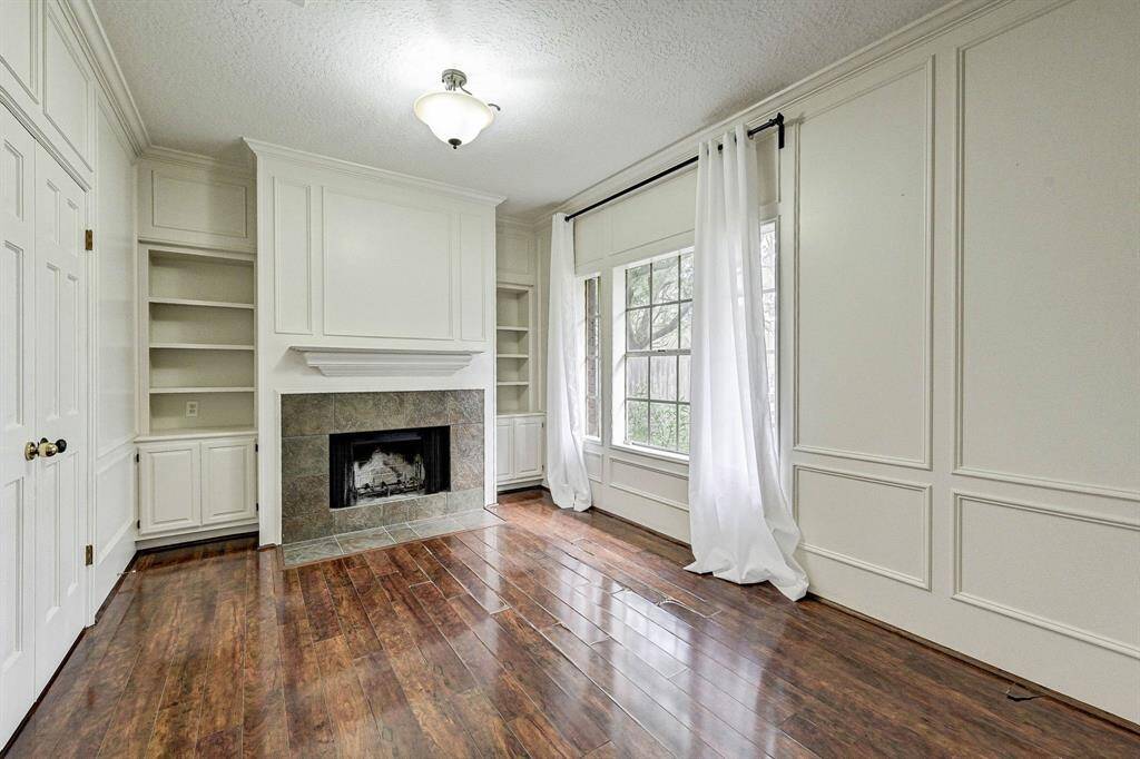 One of three upstairs bedrooms.