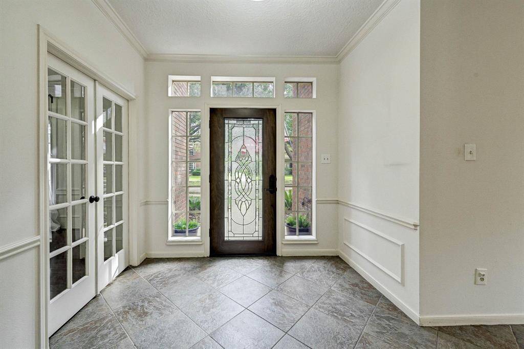 Inside front entryway