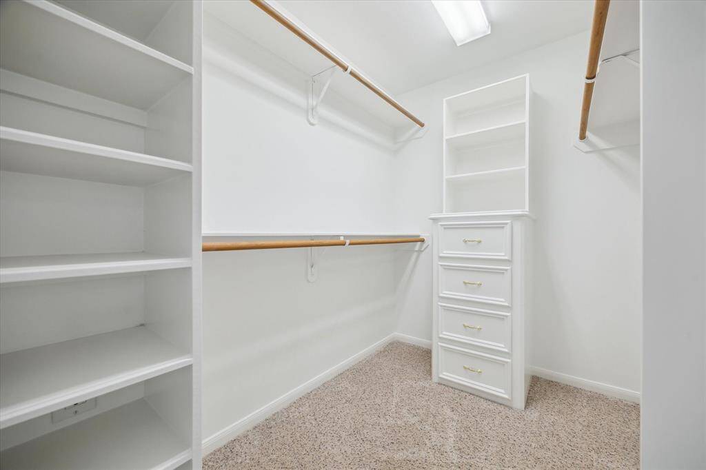 Primary closet number one.