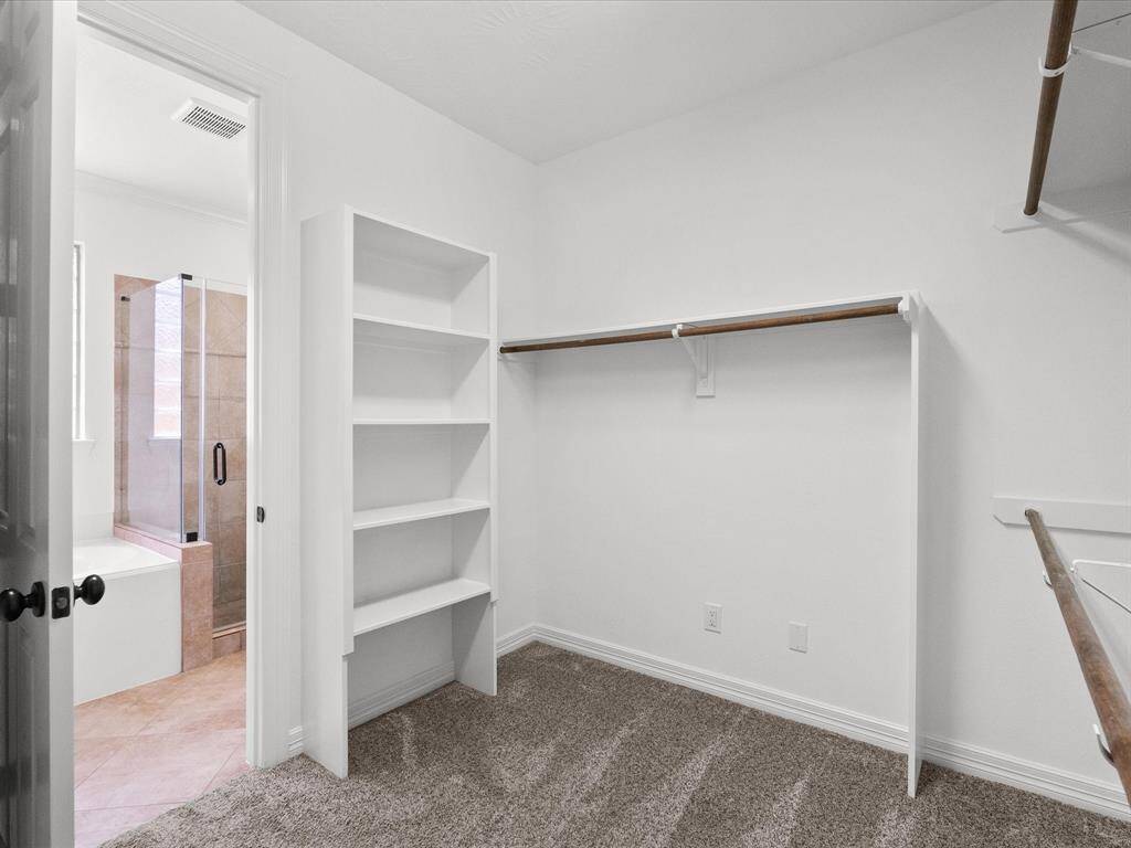Primary closet