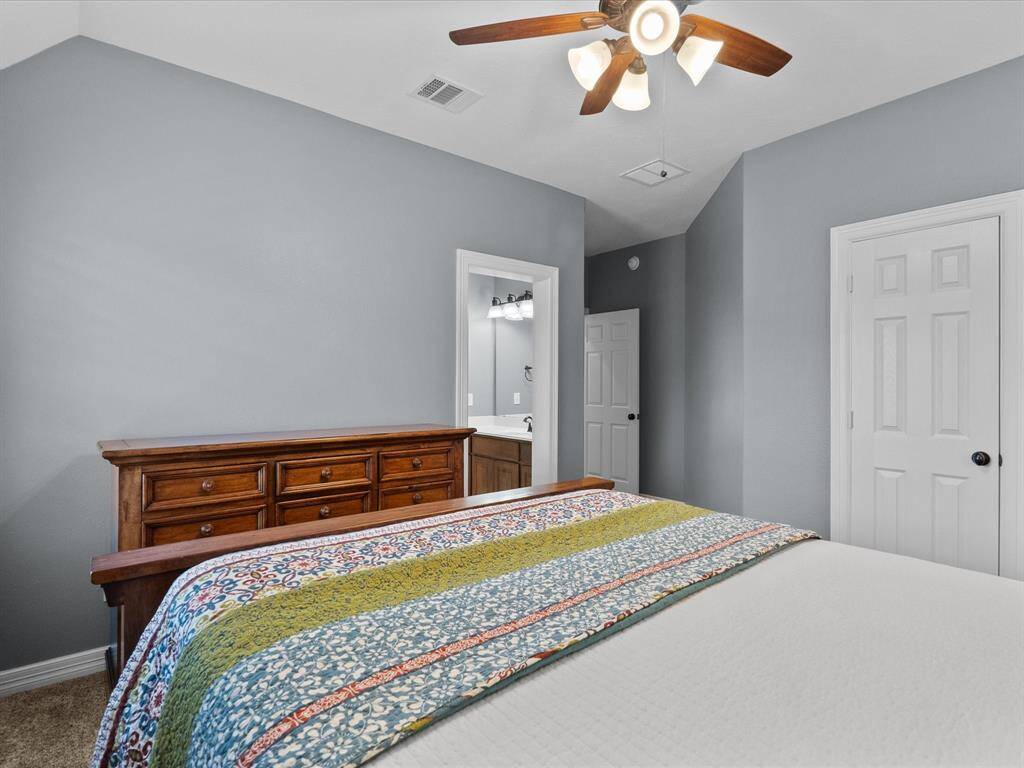 Bedroom 3 - upstairs - connects to a Jack & Jill bathroom