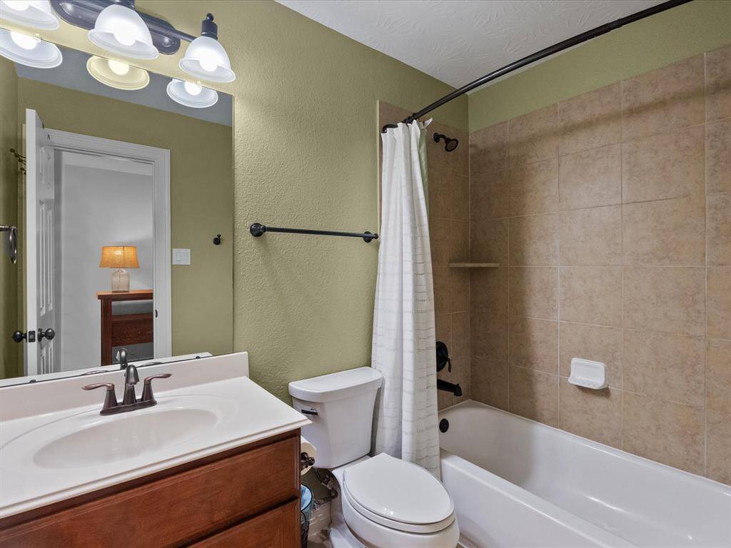 Another full bathroom - upstairs - services bedroom 4 and the game room