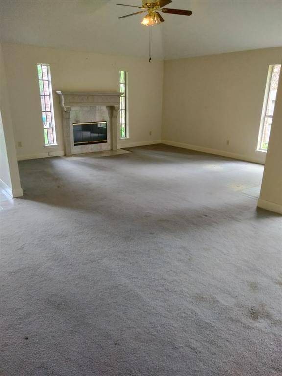 Living area is to the left as you walk into the home.
