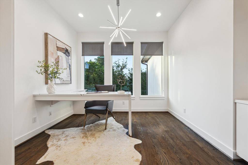 [STUDY/HOME OFFICE] Perfectly positioned on the second level, the study/home office offers a peaceful, dedicated space for productivity or creative pursuits. With ample natural light, sleek finishes, and an open, airy feel, this room is designed for both focus and comfort.