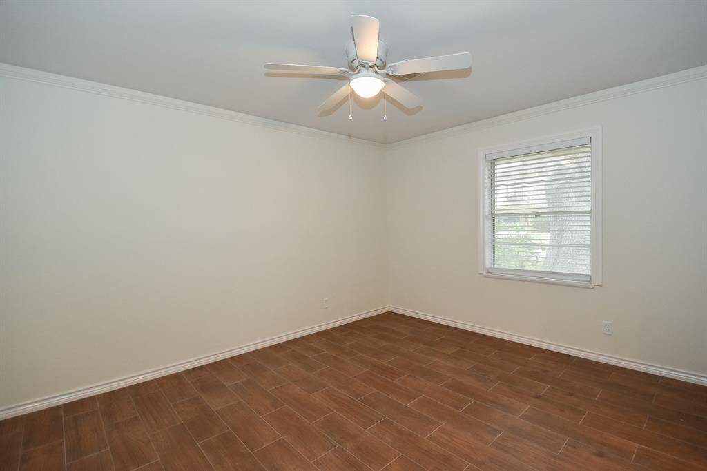 One of four bedrooms.
