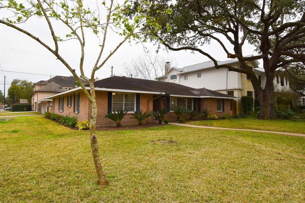 Large corner lot.